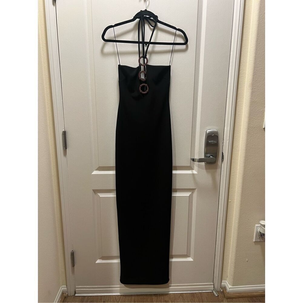Rumer The Label Majorca Bandeau Maxi Dress halter straps size S NWT $489 - Picture 6 of 10